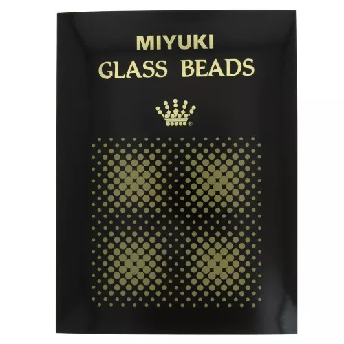 Miyuki 11/0 seed beads Sample Card - Cardboard 1, 2, 3 and 4 x1