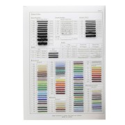 Miyuki 11/0 seed beads Sample Card - Cardboard 1, 2, 3 and 4 x1