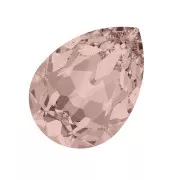 PureCrystal 4320 Pear Fancy Stone 18x13 mm Vintage Rose Foiled x1
