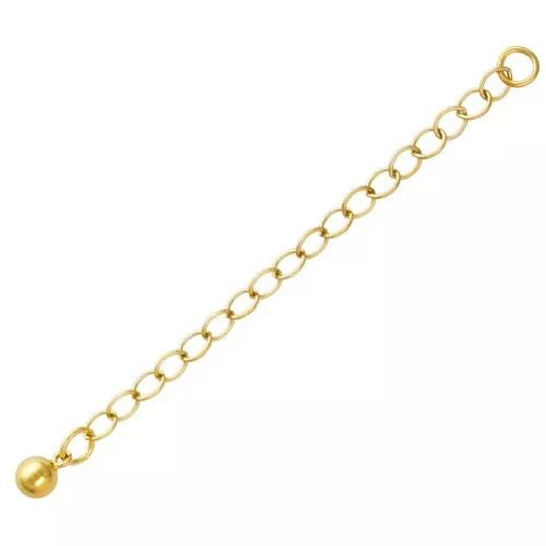 Extension chain ball 55mm Gold Filled x1