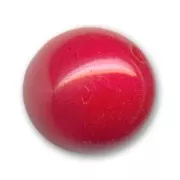 Unicolor Round bead 14mm Dark Red Coral x1