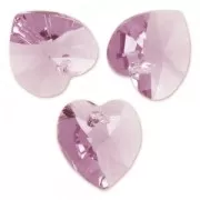 PureCrystal 6228 Hearts Light Amethyst 10,3x10mm x6