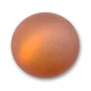 14mm Polaris round bead - Crystal Copper x1