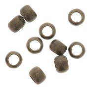 Brass crimp beads 2,5 mm for DIY jewelry creation - Bronze Tone x100