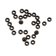 Brass crimp beads 2,5 mm for DIY jewelry creation - Copper Tone x100|raw }}