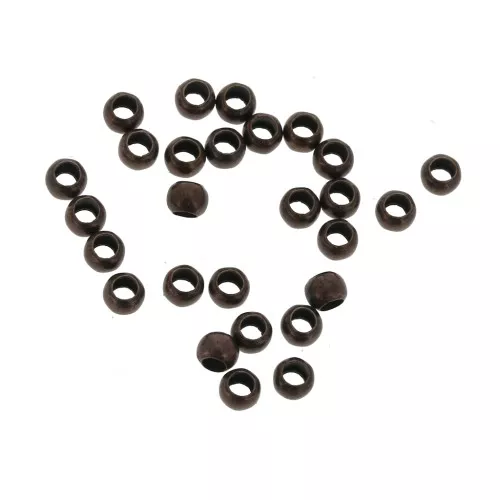 Brass crimp beads 2,5 mm for DIY jewelry creation - Copper Tone x100