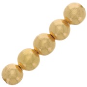 Brass smooth round beads 2 mm - Fine Gold Plated x200|raw }}