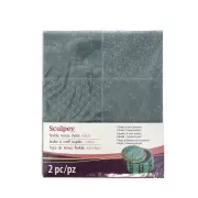 Flexible texture sheets 14x17 cm for polymer clay - Nature patterns x2