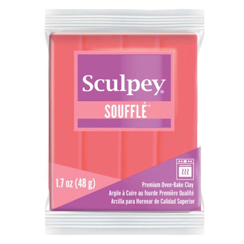 Sculpey Polyclay Soufflé - Oven-bake Clay 48gr Mandarin (n°6009)