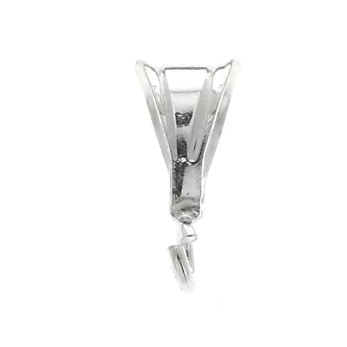925 sterling silver Bail - Made in Europe - 10 mm with a loop x1