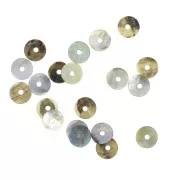 Heishi mother-of-pearl beads 5 mm - Natural x20