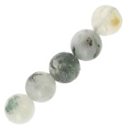Round gemstones 6 mm Tree Agate x15|raw }}
