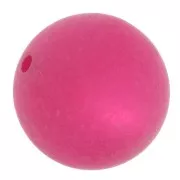 8mm Polaris round bead - Fuchsia x1
