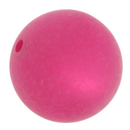 8mm Polaris round bead - Fuchsia x1