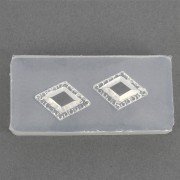 Silicone mold to make resin rhombs 41x20x7 mm x1
