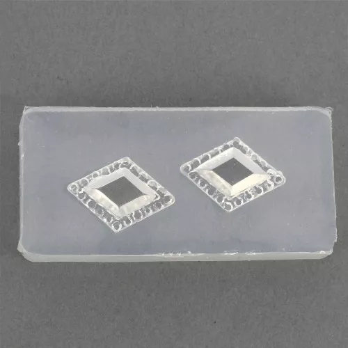 Silicone mold to make resin rhombs 41x20x7 mm x1