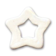 Ceramics star 22mm Iridescent White|raw }}