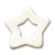Ceramics star 22mm Iridescent White