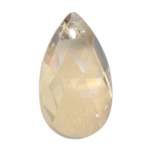PureCrystal Tear drop 6106 16mm Crystal Golden Shadow x1