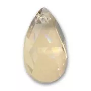 PureCrystal Tear drop 6106 22mm Crystal Golden Shadow x1