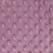 Minky polar fleece fabric with dots - Antique Pink x20cm