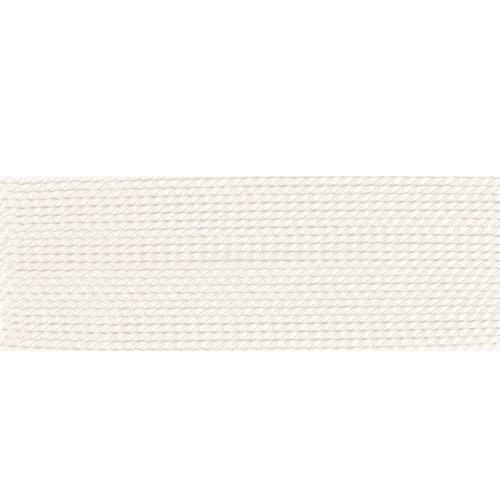Silk Bead Cord 0.65 white x2m