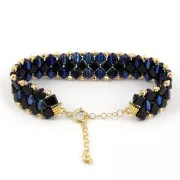 Cymbal Bead Endings - Terminator for Silky Beads 7x8 mm Kalivia Fine Gold plated x1