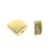 Cymbal Side Bead - Metal bead for Silky Beads 8x6.6mm Kardiani Gold x1|raw }}