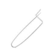 Brooch to decorate with beads, charms & tassels 26 mm Fine silver plating x1|raw }}