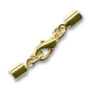 Lace holder clasp 2mm fine Gold plated|raw }}