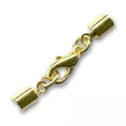 Lace holder clasp 2mm fine Gold plated