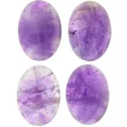 Oval cabochon 25x18mm Amethyst