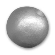 Ceramics bead 20mm Silky Silver|raw }}