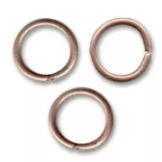 Jumprings open  9x1.2mm Old copper tone x25