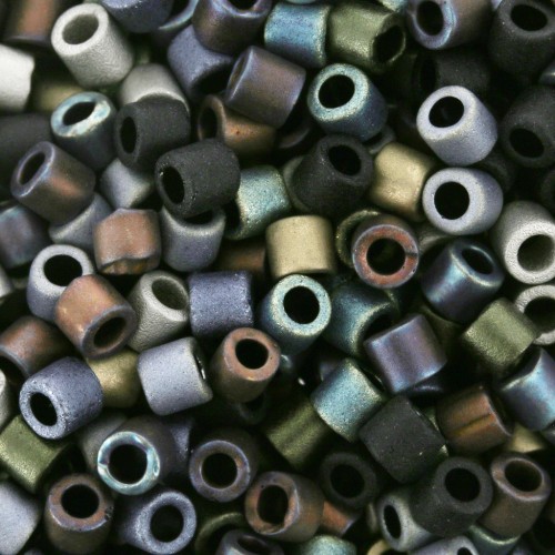 Mix Miyuki Delica 8/0 - Flat Iron x8g