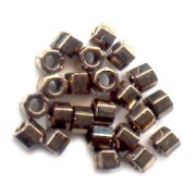 Miyuki Delica 11/0 Hex Cut DBC0022 - Dark Bronze Metallic x8g