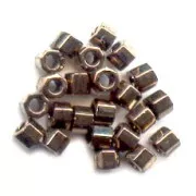 Miyuki Delica 11/0 Hex Cut DBC0022 - Dark Bronze Metallic x8g