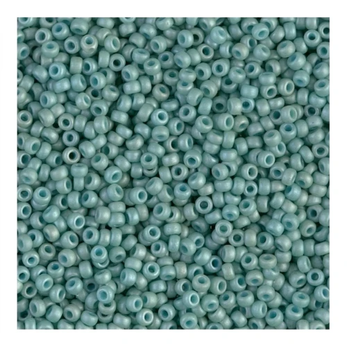 Miyuki Seed beads 15/0 2028 - Opaque Sea Foam Luster Mat