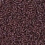 Miyuki Seed Beads 15/0 13 - Silverlined Dark Smoky Amethyst x8g