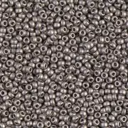 Miyuki Seed beads 8/0 190F - Mat Nickel Plated x5g