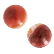 Round cabochon 18mm Lace Red Agate