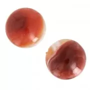 Round cabochon 18mm Lace Red Agate