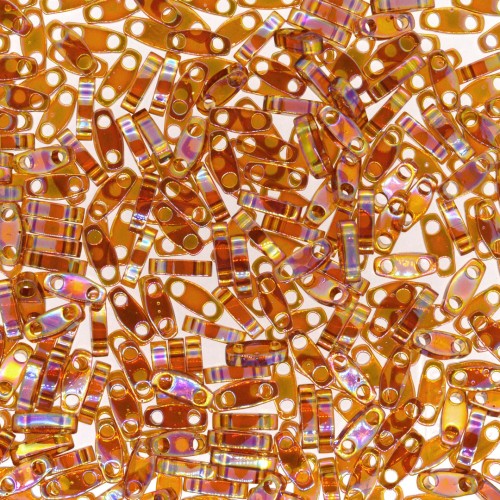 Miyuki Quarter Tila Beads 5x1.2x1.9 mm QTL-257 - Transparent Topaz AB x10g