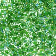 Miyuki Quarter Tila Beads 5x1.2x1.9 mm QTL-179 - Transparent Green AB x10g|raw }}