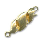 Oval clasp 22x7mm fine Gold plated
