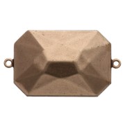 Stick-on setting PureCrystal 4627 27x18,5mm Bronze tone 2 loops