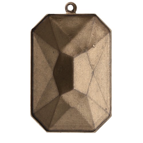 Stick-on setting PureCrystal 4627 27x18,5mm Bronze tone 1 loop