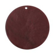 Round plexiglass sequin 38 mm Pearl effect - burgundy x1|raw }}