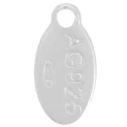 Charm 10mm 925 Sterling Silver x1
