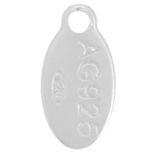 Charm 10mm 925 Sterling Silver x1